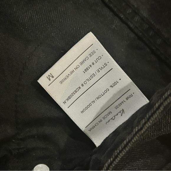 BNWOT KanCan distressed black shorts - Picture 4 of 5